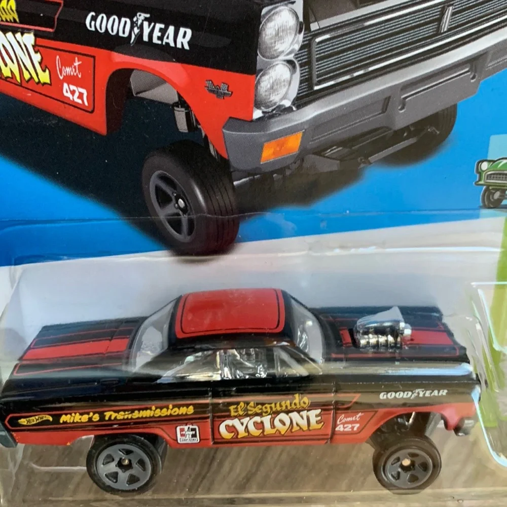 Hot Wheels Car 1965 Mercury Comet Cyclone 60s 1960s Gasser Hotwheels New Diecast